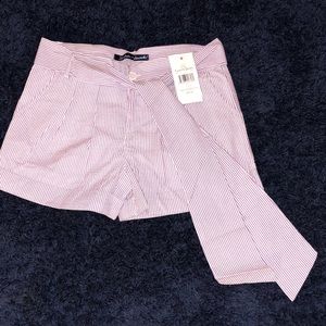 Lauren lames purple seersucker shorts